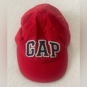 GAP Red Baseball Cap with Navy & White Logo
